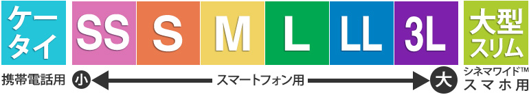 ベルトホルダーサイズ一覧