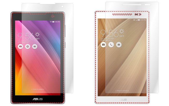 ASUS「ZenPad C 7.0（Z170C）」「ZenPad 8.0（Z380M/Z380KNL/Z380C/Z380KL）用ノングレア保護フィルム