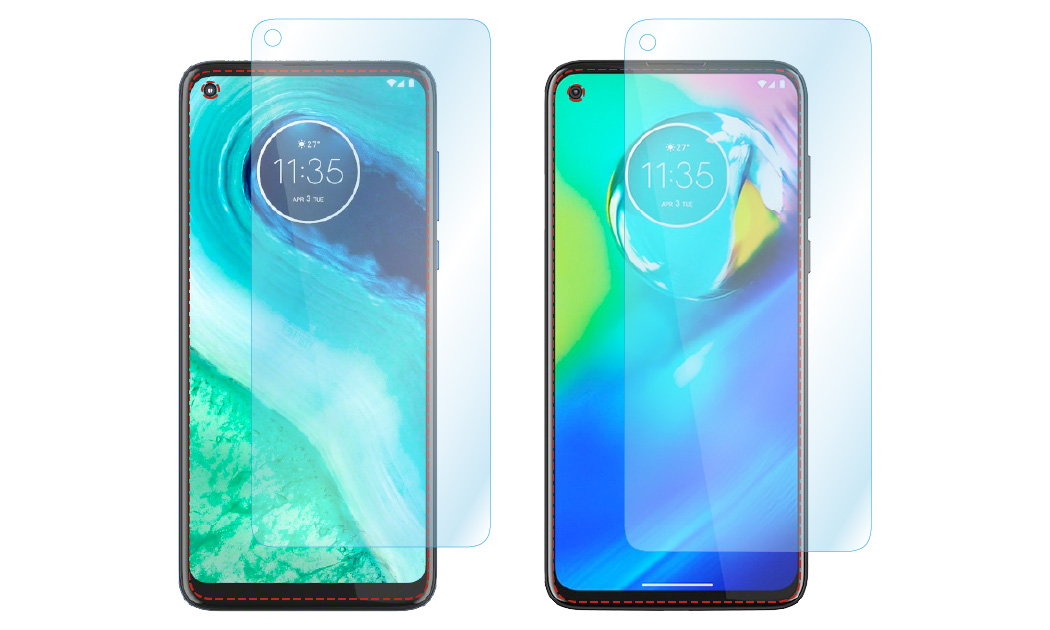 「モトローラ moto g8」、「モトローラ moto g8 power」用保護フィルム画像